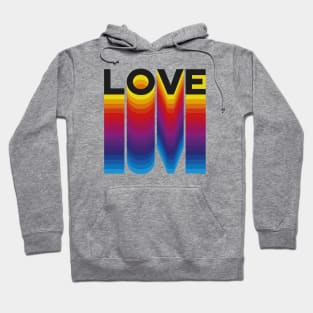 Rainbow Love Hoodie